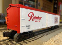 Rainier Beer Box car, Lionel