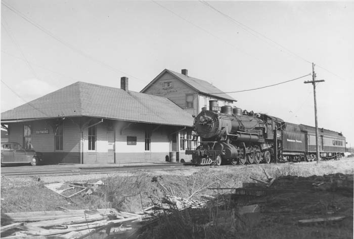 Raymond Passenger/Freight Train, circa 1953