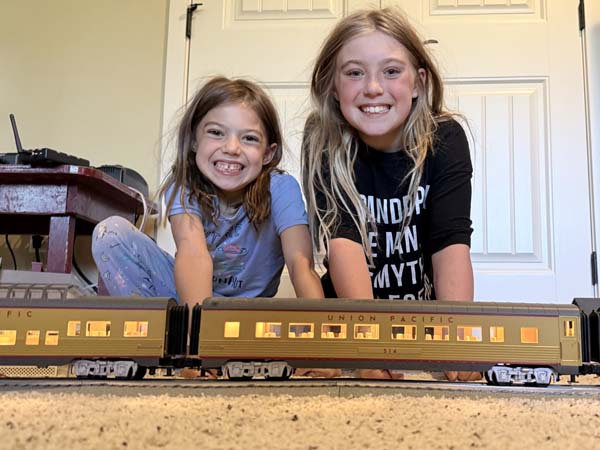 Loowit and Poppy, UP Passenger Cars; July 2026
