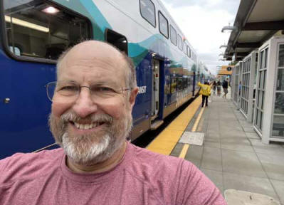 Larry With Sounder, July 2021