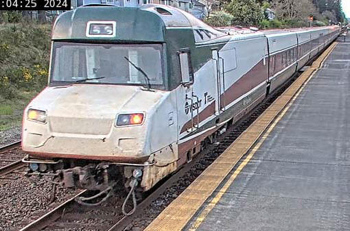 Talgo 8 Rear Cab Car at Centennial Station